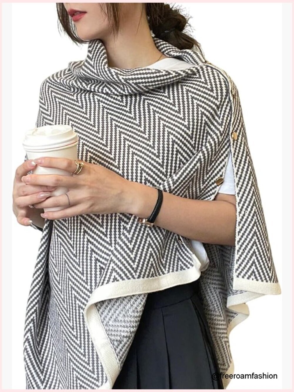 Knitted Pashmina Shawl Wrap Scarf Cardigan Cape Shoulder Top One Size